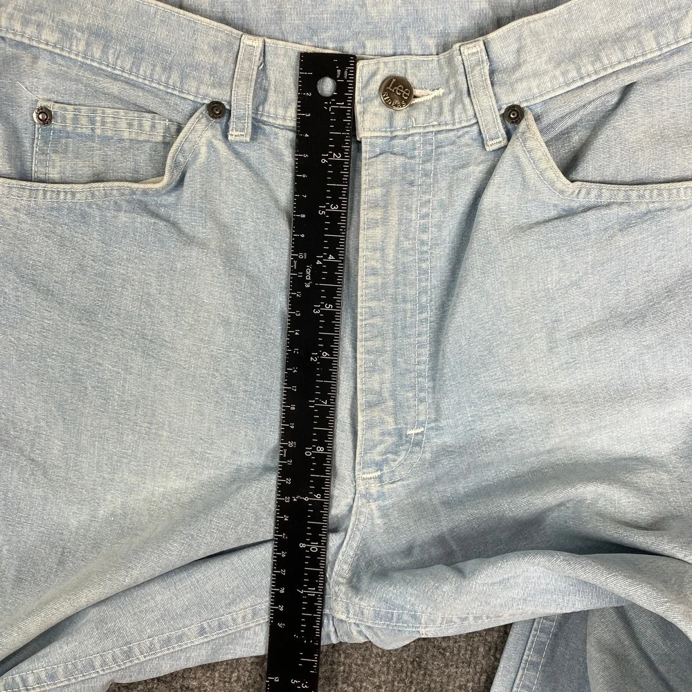 Lee Vintage Light Wash Womens Jeans‎ Size 32x28 Straight Fit 90s Denim